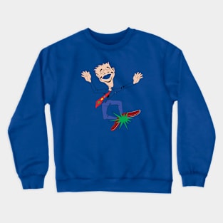 Happy Jumping Man Crewneck Sweatshirt